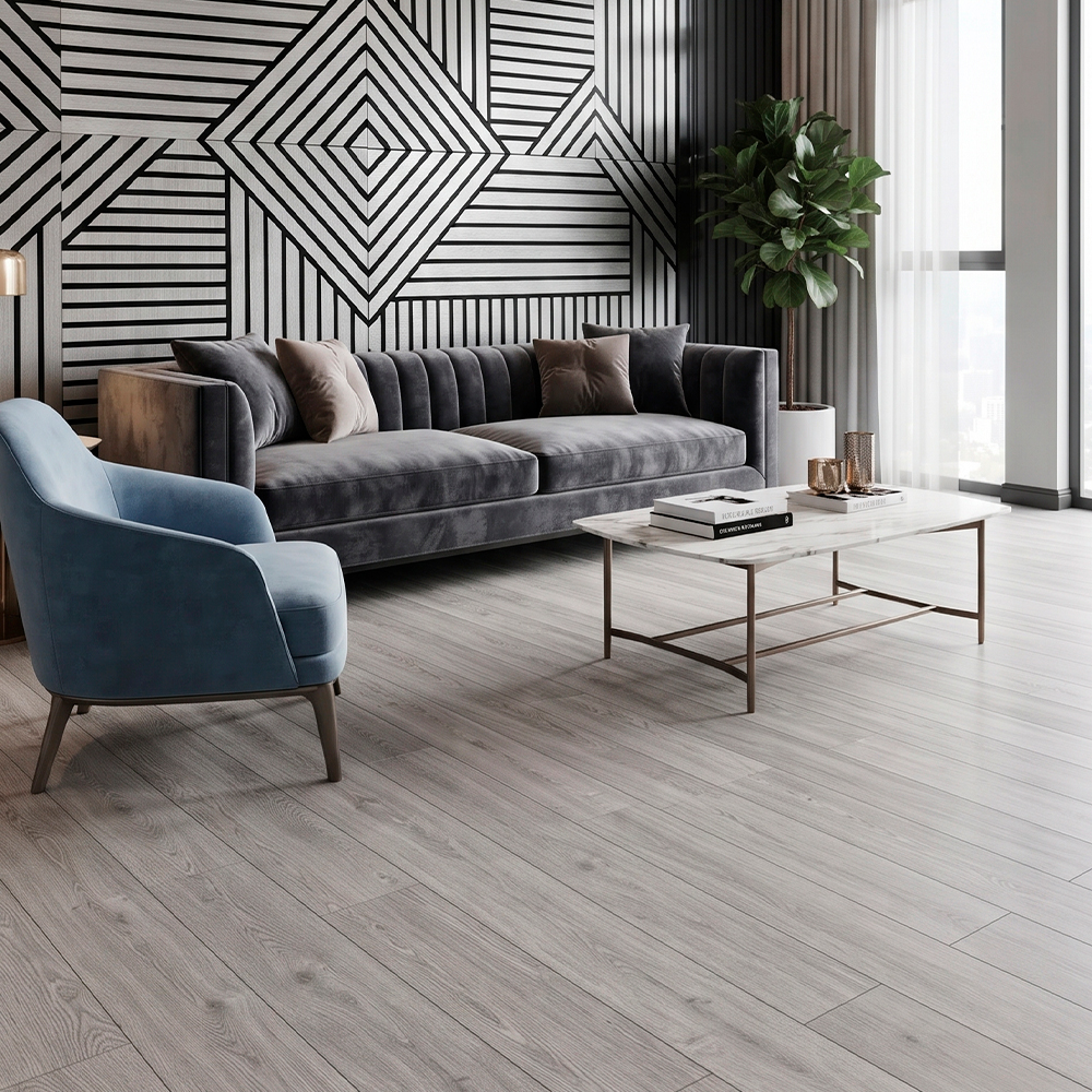 Piso Flotante Gris Cielo 1200X198X8mm