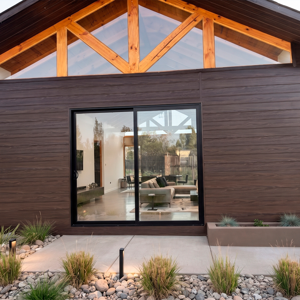 Metal Siding Revestimiento Exterior Nogal 3800X400X16mm