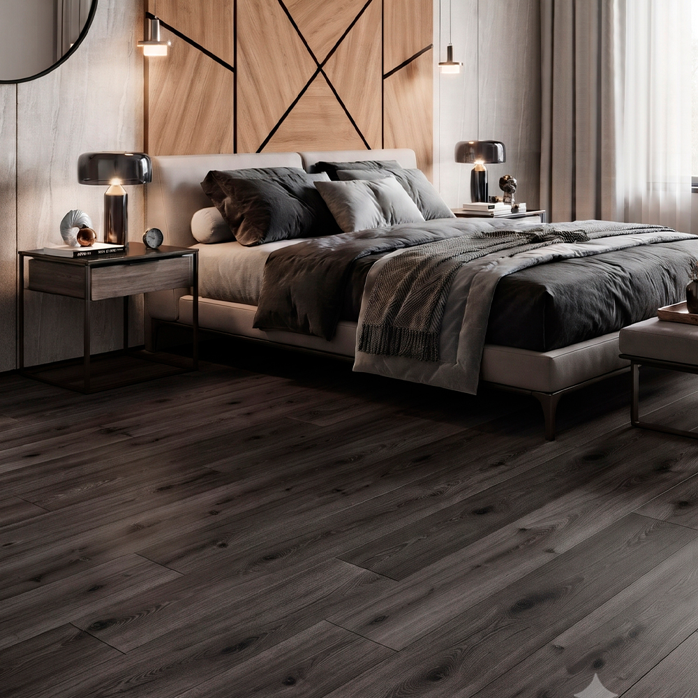 Revestimiento Interior de PVC y Fibra de Bambu Olivo 2400X600X8mm
