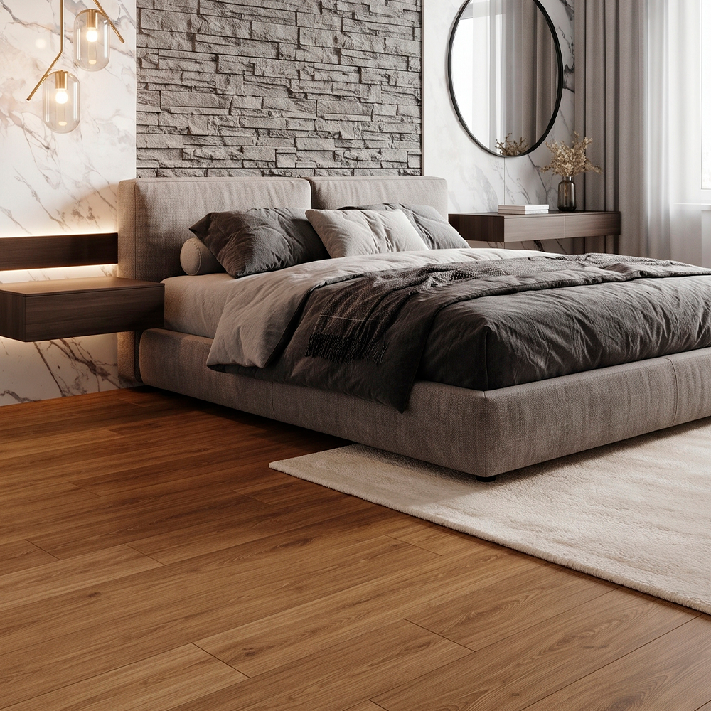 Revestimiento Interior de PVC y Fibra de Bambu Valencia 2400X600X8mm
